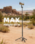 TODI 60" 12-17 Magnetic Tripod for iPhone,Mini Magnetic Selfie Stick Magnetic Selfie Stick Compatible with iPhone