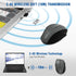 E-YOOSO 2PCS Wireless Mouse, 2.4G Portable USB Mice, 18 Months Battery Life, 5-Level 4800 DPI for Laptop, PC, Mac