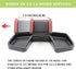 Camoo for Jeep Renegade Phone & GPS Holder, 360 Degree Rotation, Fits 2015-2025 Models