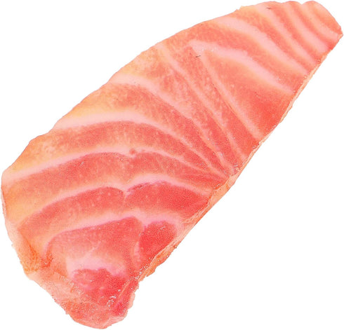 TOYANDONA Realistic Salmon Slice Model Lifelike Kitchen Decoration Prop for Home Supermarket and Restaurant Photography