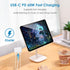 USB C to Dual 3.5mm Headphone Splitter for iPad/iPhone 15, 3 in 1 Audio Splitter with PD Fast Charging Adapter