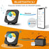 Portable CD Player with Bluetooth, Desktop Music Player with Remote Control, Supports CD/FM Radio/USB/AUX - Black