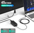 45W Charger for HP Laptop, Blue Tip, Compatible with Pavilion x360 11 13 15, Zbook 14u G4 G5, Notebook 15