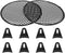 X AUTOHAUX 2pcs 12 Inch Black Car Audio Speaker Cover - Metal Mesh Subwoofer Grill Horn Guard
