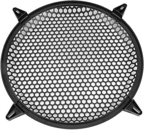 KIMISS SubWoofer Plastic Mesh Cover, Car Audio Cover Speaker Modification Cover, Car Speaker Grill 12 Guard 12inch