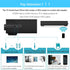 Portable Soundbar for TV/PC, Wired & Wireless Bluetooth 5.0 Speaker with Remote Control, Mini Home Theater