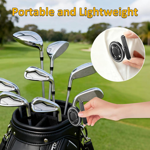 Falafa 2-Pack 360 12-17 Magnetic Phone Holder for Golf Cart, Rotatable Gym Magnetic Phone Holder,Alloy Base & Ball
