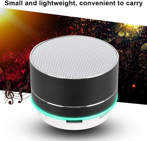 Bluetooth Speaker, Portable Wireless Speaker with Memory Card and U Disk Playing, Powerful Sound Quality