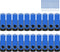 EASTBULL 8GB USB Flash Drive Bulk, 20 Pack Thumb Drives with Lanyards, USB 2.0 Jump Drive for Storage and Backup, Blue