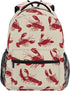 Krafig Vintage Cute Lobsters Pattern Boys Girls Kids School Backpacks Bookbag, School Bag