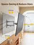 monTEK 13-43 Inch 200x200mm, 44lbs Full Motion TV Wall Mount Bracket for Most LED LCD Flat Screen TVs & Monitors