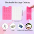 Nogeqi 2 Pcs Self Adhesive Phone Case Sticky Grip Multi-Purpose Silicone phone pocket Sticky Thing for Back Of phone