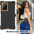 Galaxy Note 20 Ultra Case - Military Grade Heavy Duty Shockproof Cover with Belt Clip Holster & 2 Screen Protectors