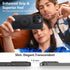MOCCA iPhone 15 Pro Case - Slim Translucent Matte, 13FT Military Drop Protection, MagSafe Compatible, Black, 6.1''