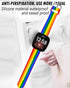 Sport Band for Women Men, Compatible with Versa 4/Versa 3/Sense 2/Sense, Elastic Replacement Wristbands Strap