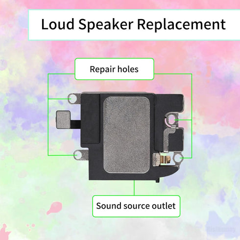 Loud Speaker Ringer Buzzer Replacement for iPhone 11 Pro Unit, 11Pro Repair Assembly, Fix Audio Performance