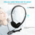 Konohan 30 Pack Headphones Bulk for Kids, Adjustable On Ear Headphones with 3.5 mm Jack