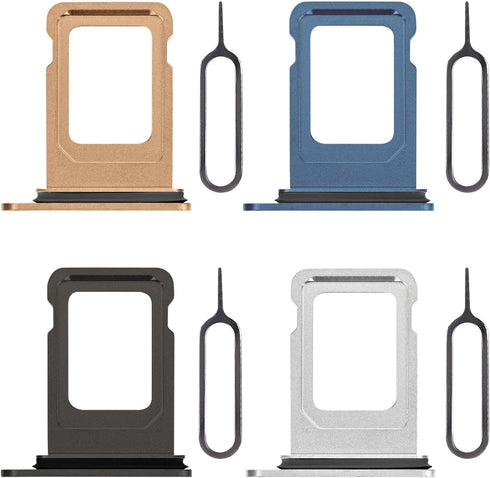 4 Color SIM Card Tray Holder Slot Replacement for iPhone 11 Pro