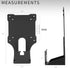 VIVO VESA Mount Adapter, Fits Dell Models S2340L, S2440L, S2340M, S2240L, S2240M, MOUNT-DL02