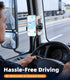 DICMKY A Pillar Grab Handle Phone Mount, Handle Bar Phone Holder for Semi Truck Drivers, Universal Cell Phone Clip