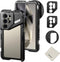 Neewer S24 Ultra Phone Cage with 67mm Filter Adapter, 17mm Lens Backplate, T Mount Lens Adapter, Cleaning Cloth