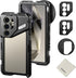 Neewer S24 Ultra Phone Cage with 67mm Filter Adapter, 17mm Lens Backplate, T Mount Lens Adapter, Cleaning Cloth