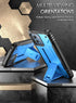 Poetic Revolution Case for Motorola Moto G Stylus 4G 2023 - Rugged, Shockproof, 20FT Drop Tested, Light Blue, Kickstand