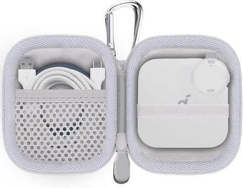 Baval for Anker Soundcore Work Portable AI Voice Recorder Hard Travel Case(White Case)