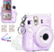 Instant Mini 12 Clear Case for Fujifilm Instax Mini 12 Camera, Protective Case with Upgraded Back Pocket