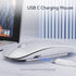 Uiosmuph G11 Wireless Mouse, USB C Rechargeable Slim Silent Mice, 2.4GHz Optical with USB Nano Receiver for