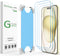 amFilm OneTouch Magnetic Screen Protector 3 Pack for iPhone 15, 6.1" Tempered Glass, 9H, Case Friendly, Easy Install