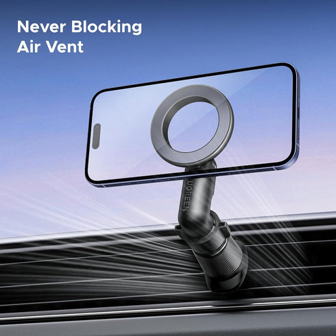 UGREEN 17 16 15 14 13 12 Phone Mount for Magsafe Air Vent Car Mount Magnetic Never Block Phone Holder Strengthen