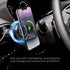 mooas Magnetic Car Mount Charger - Max. 15W Fast Wireless Charger with Air Vent Mount, Compatible with iPhone, Galaxy