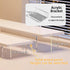 SRTFINE 2.16/3.34 Inch 2 7.8 15.7 Inch Anti-slip Monitor Stand Riser Height Adjustments Clear Acrylic Stand with Clear