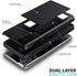 ZUSLAB Wallet Case for Samsung Galaxy S21 5G, Shockproof Anti Scratch Cover with Card Holder and Screen Protector