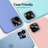 iVoler Camera Lens Protector for iPhone 13 Pro Max 6.7”/13 Pro 6.1” - 4 Pack, Scratch-Resistant, Easy Install,