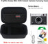 Camera Carrying Case Compatible with Fujifilm Instax Mini EVO Instant Camera, Camera Lens cover Photo Printer Travel Protective Storage Holder, Extra Mesh Pocket Fits Film Charger SD Card,Black