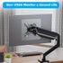 WEARSON 2PCS/LOT 75x75 mm 10,12,13,15.6,16,17,17.3,18.5,19,22 inch 5-11lbs Non VESA Monitor Mount Adapter - VESA