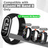 Elastic Bands for Xiaomi Mi Band 8, Stretchy Solo Loop Soft Nylon Replacement Wristband (3 PCS)