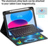 KUNSI Bluetooth Keyboard and Mouse Combo for iPad, Rechargeable Slim Wireless Keyboard and Mouse for Tablets,Compatible