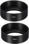 PATIKIL 49mm Lens Hood, 2Pcs Standard Focus Frosted Surface Anti-reflective Hood for Camera