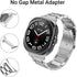 2Pairs Adapters for Samsung Galaxy Watch Ultra 47mm Connector 22mm Watch Band, Metal Stainless Steel Connection Adapter