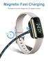 Bicmice Charger Cable for Fitbit Charge 5 Luxe Fitness Tracker, 1M Replacement Charging Cable with Restart Button