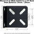 MokerLink Rack Mount Kit for 17.3 inch Wide Switches, Adjustable Hole Distance 14-29mm, 0.5-1.14inch, Compatible for Some Cisco, NETGEAR, Dell, D-Link, Linksys, HP, TRENDnet, Buffalo Tech Products