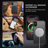 Telaso iPhone X/Xs Case - Slim, Shockproof, Anti-Scratch, Matte Black, Compatible with MagSafe Wireless Charging.