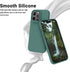 OTOFLY iPhone 14 Pro Case, Silicone Shockproof Slim Thin Phone Case, 6.1 inch, Pine Green