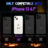 for iPhone 13 Phone Case for Men Women, Cool Skull Skeleton Funny Gothic Hollow Phone case for iPhone 13 Cute Hollowed Plated Shockproof Cover for Boys Girls, Sierra Blue