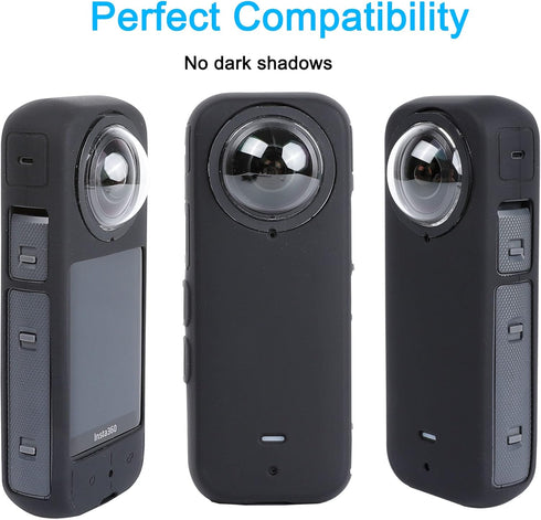 PellKing Camera Protective Accessories Kit for Insta360 X3, Bundle with Lens Guard and Screen Protectors