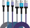 Type A to USB C Cable 10FT/3Pack for iPhone 15/15 Pro/15 Pro Max, Samsung Galaxy S24 Ultra, Fast Charging Car Charger