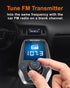 Upgraded Bluetooth FM Transmitter for Car, Wireless Radio Adapter Kit with 1.8" Color Display, Fast Charging